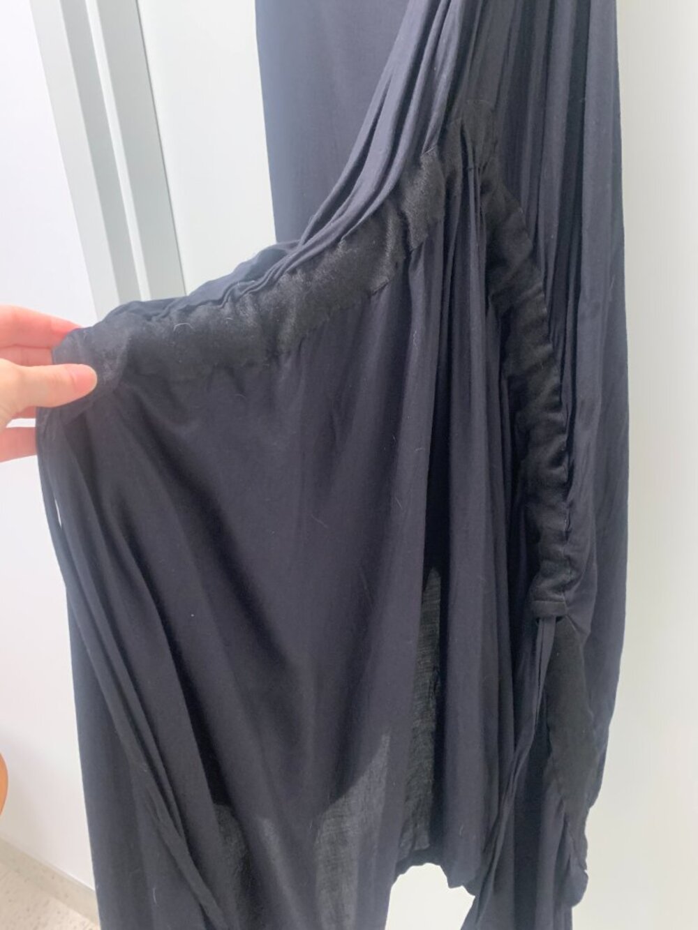 Ann Demeulemeester asymmetrical black dress size 36 - Picture 5 of 8